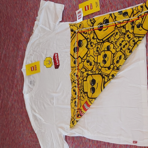 LEGO x Levi's collaboration tee w/colab bandana...FIRE! both included and NWT - Picture 1 of 8